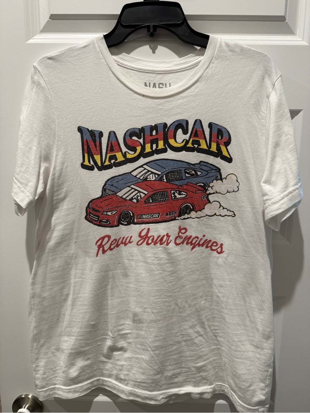 NASCAR Revs Your Engines Short Sleeve Tee - White